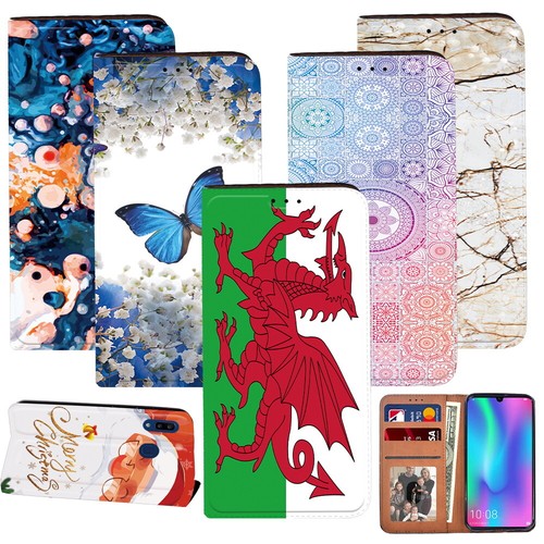Printed leather phone stand - printed, pu
