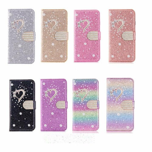 Bling love flip wallet - love,