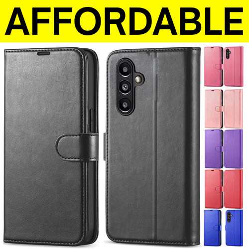 Leather wallet phone cover - leather,