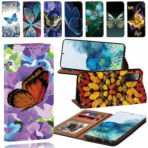 Butterfly leather phone - leather,
