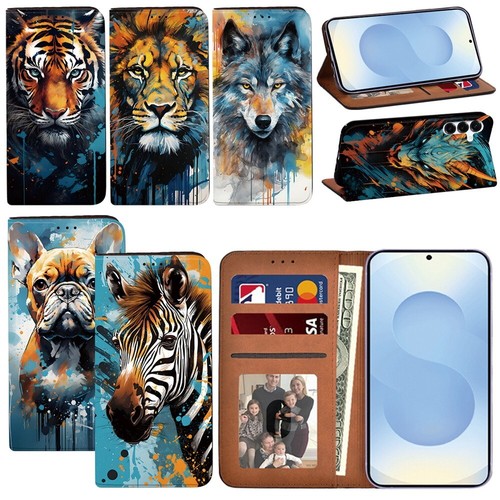 Leather cover phone wallet - leather,