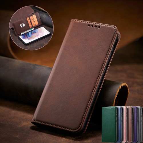 Flip leather wallet phone - leather, case
