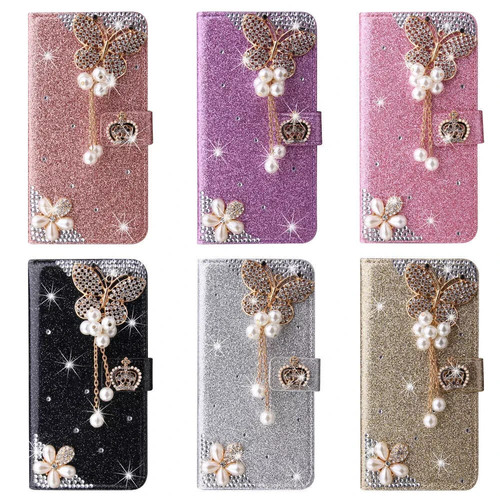 Bling diamond butterfly wallet - bling,