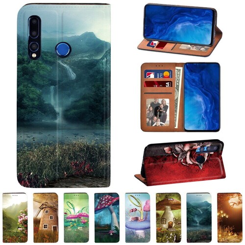 Print leather phone stand - print,
