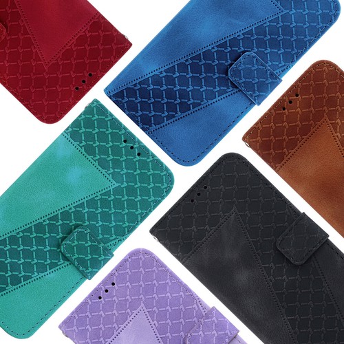 Emboss leather wallet phone - leather,